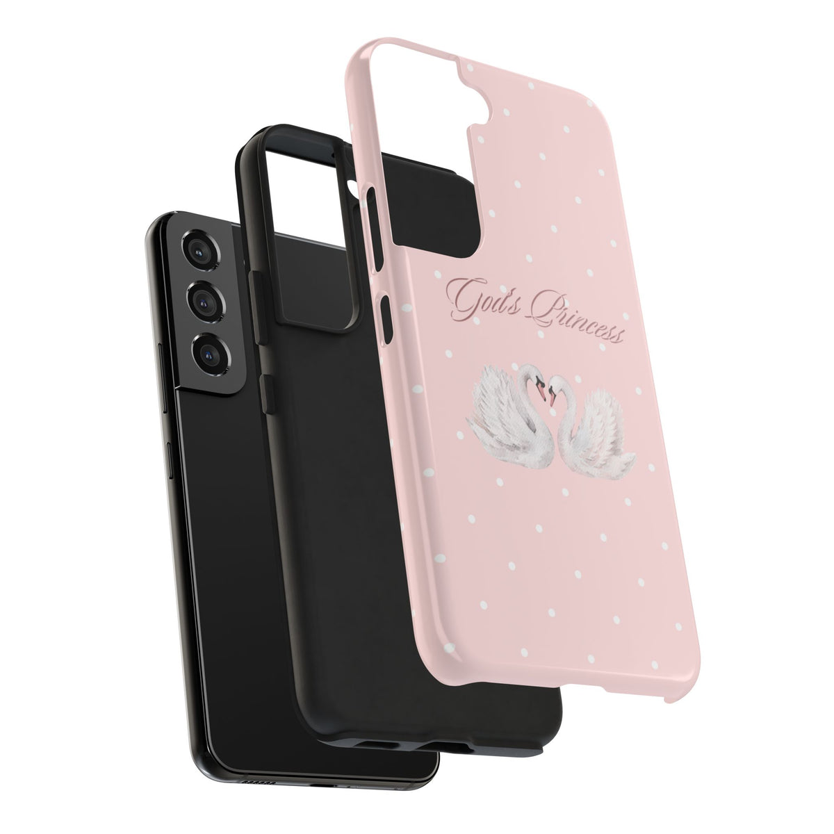 God's Princess Pink Swan Tough Phone Case