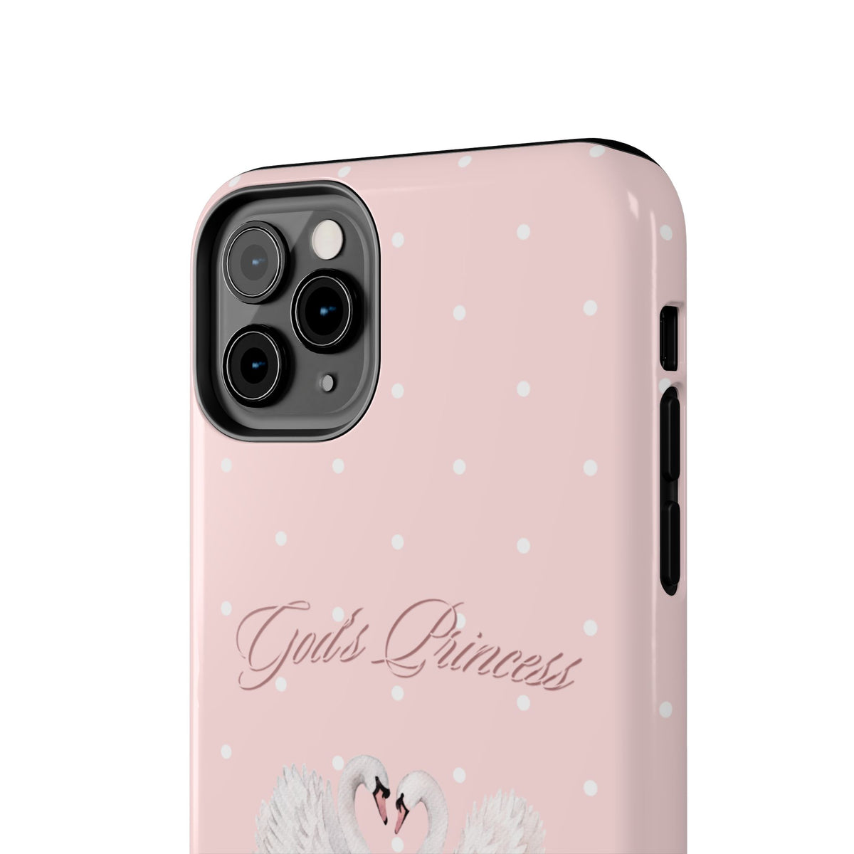 God's Princess Pink Swan Tough Phone Case