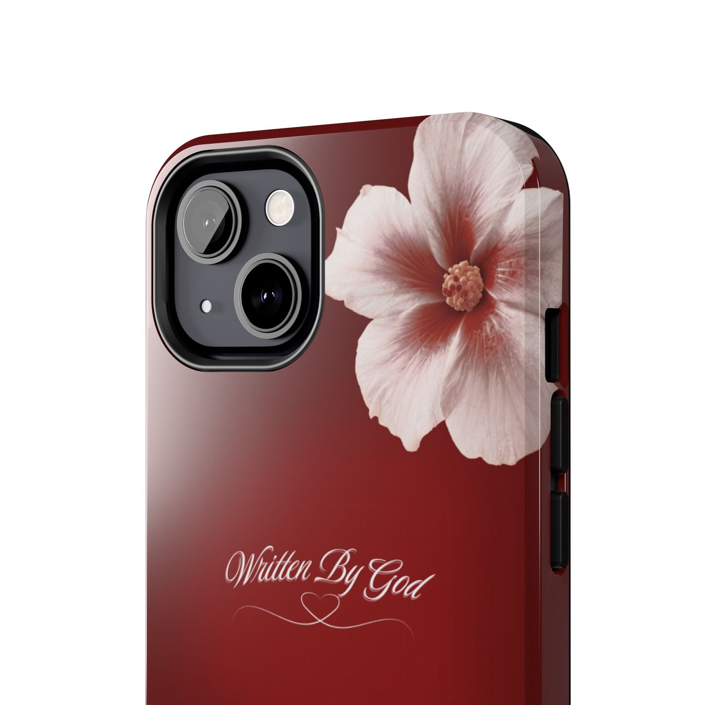 Burgundy Written by God case