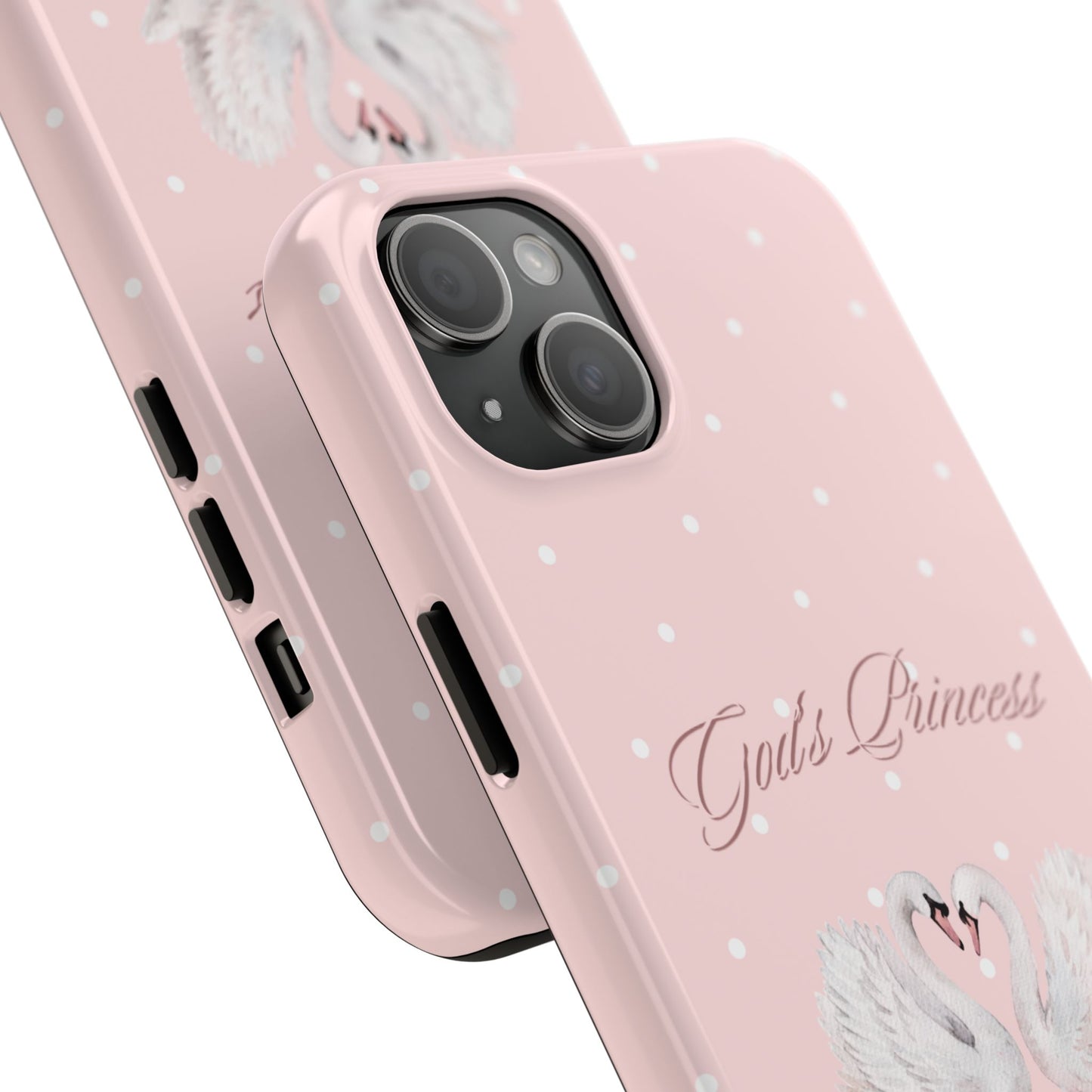 God's Princess Pink Swan Tough Phone Case