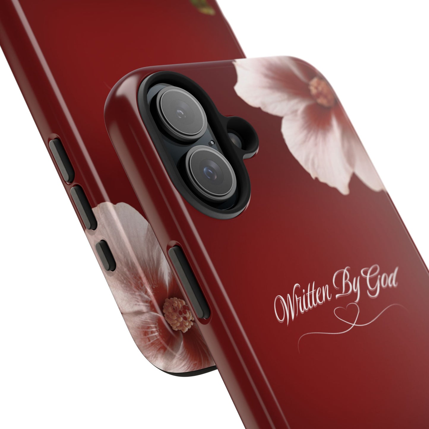 Burgundy Written by God case