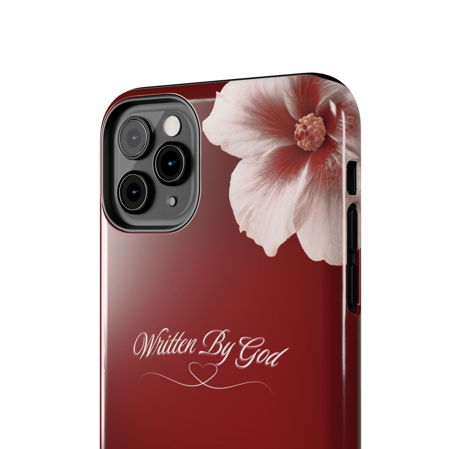Burgundy Written by God case