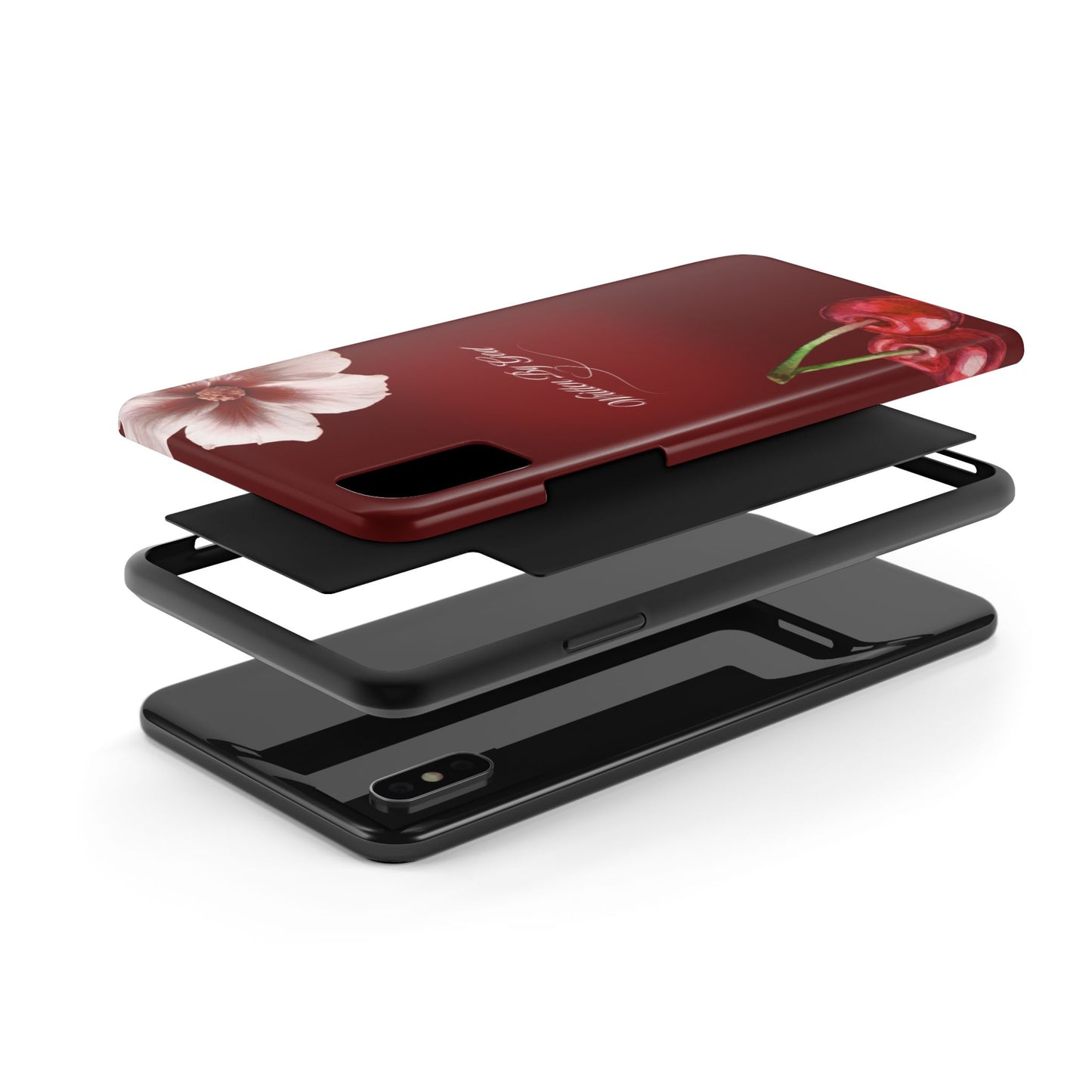Burgundy Written by God case