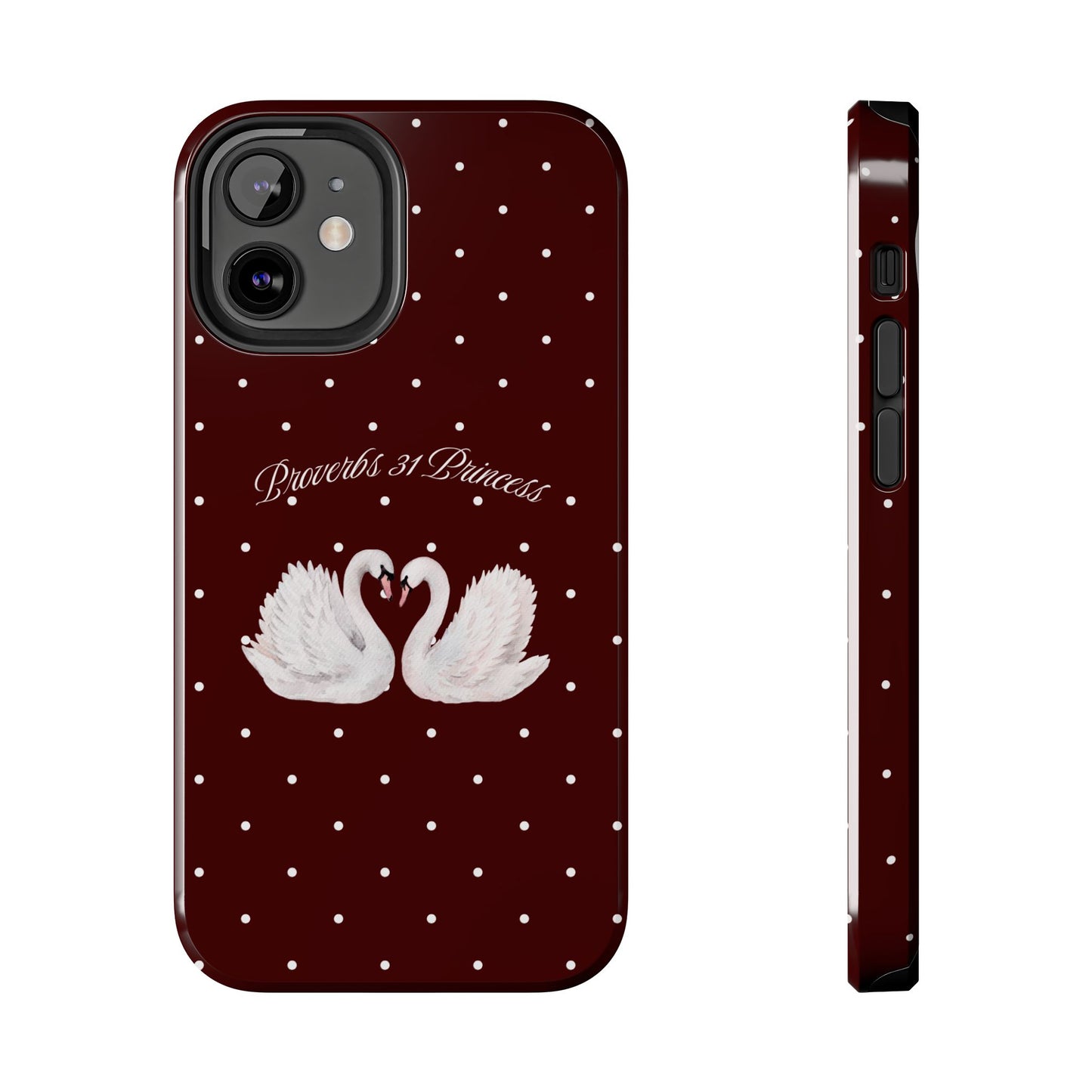 Burgundy Swan Case
