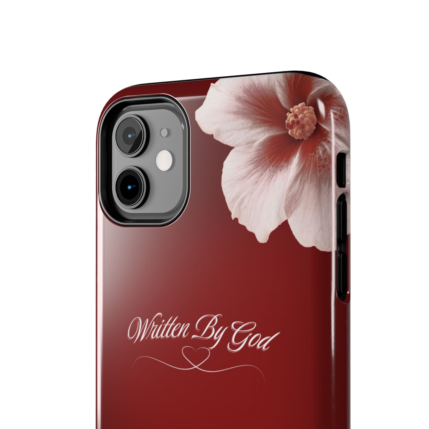Burgundy Written by God case
