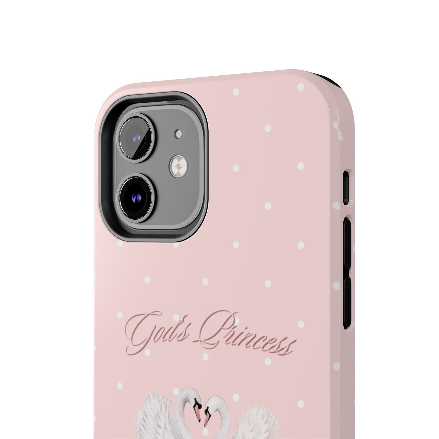 God's Princess Pink Swan Tough Phone Case