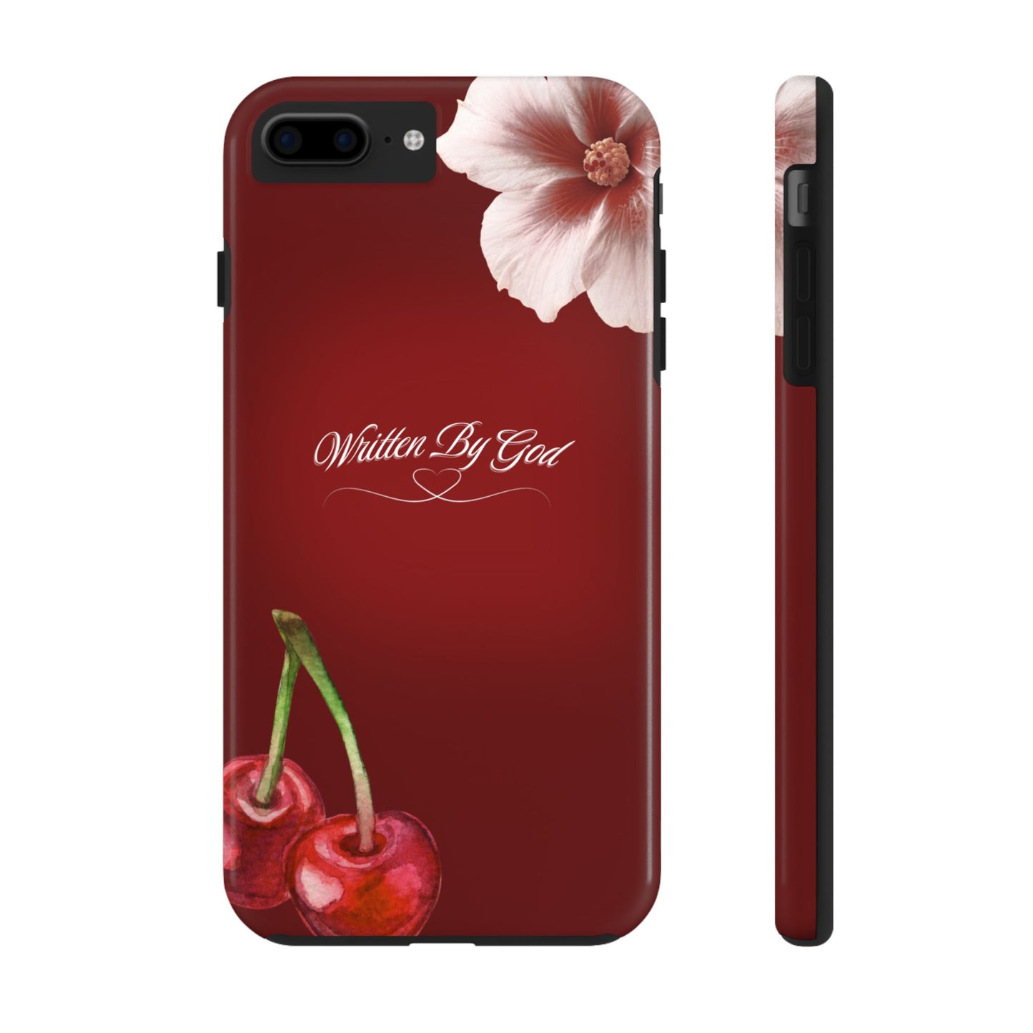 Burgundy Written by God case