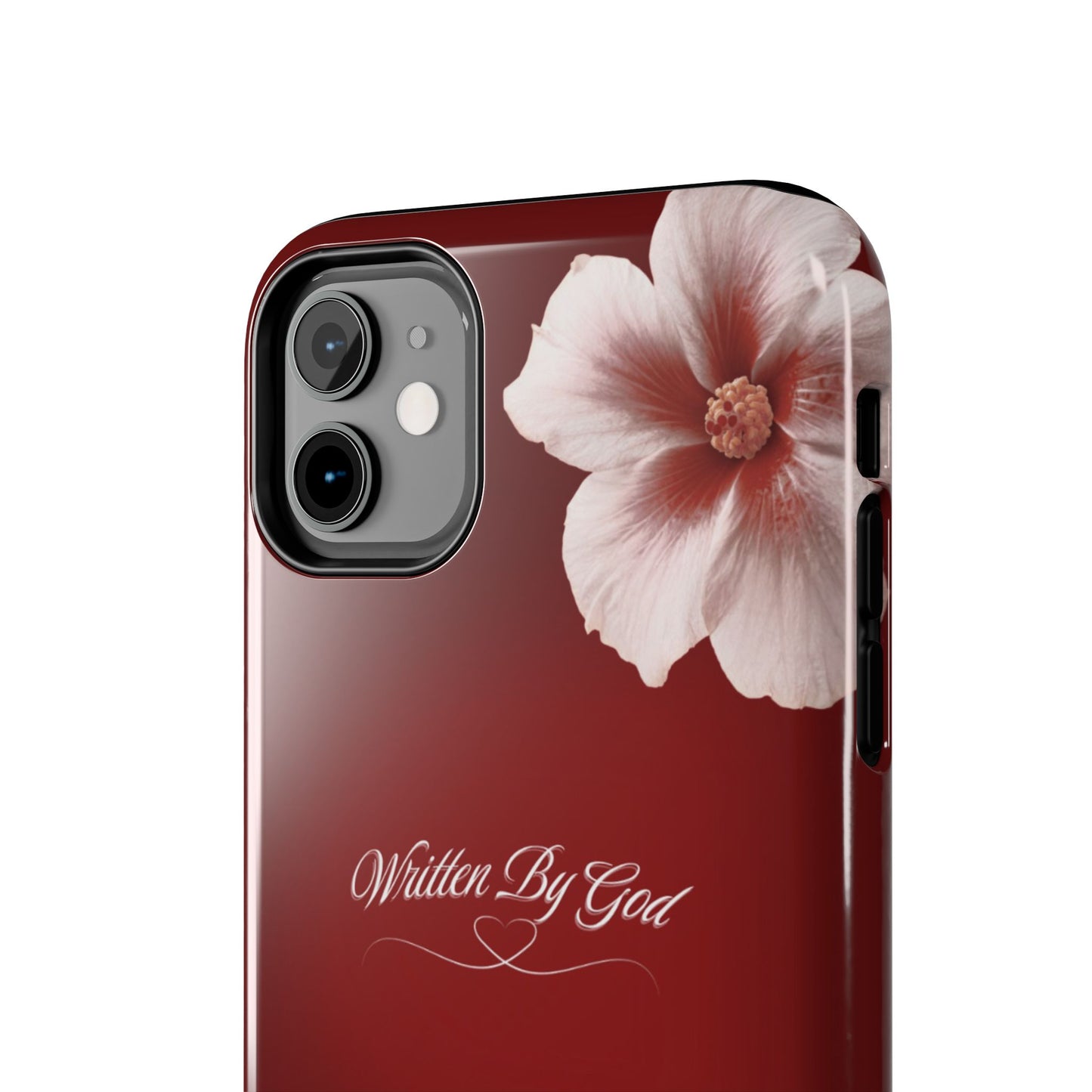 Burgundy Written by God case