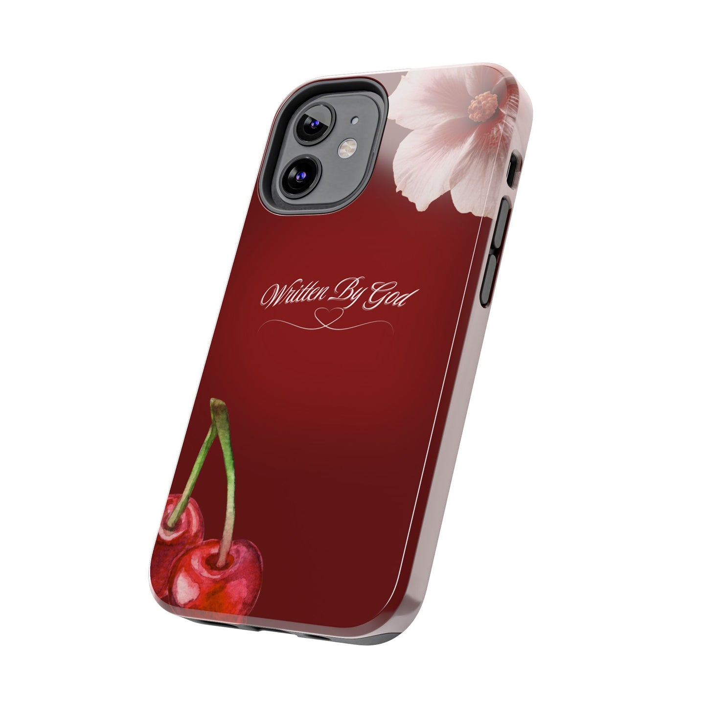 Burgundy Written by God case
