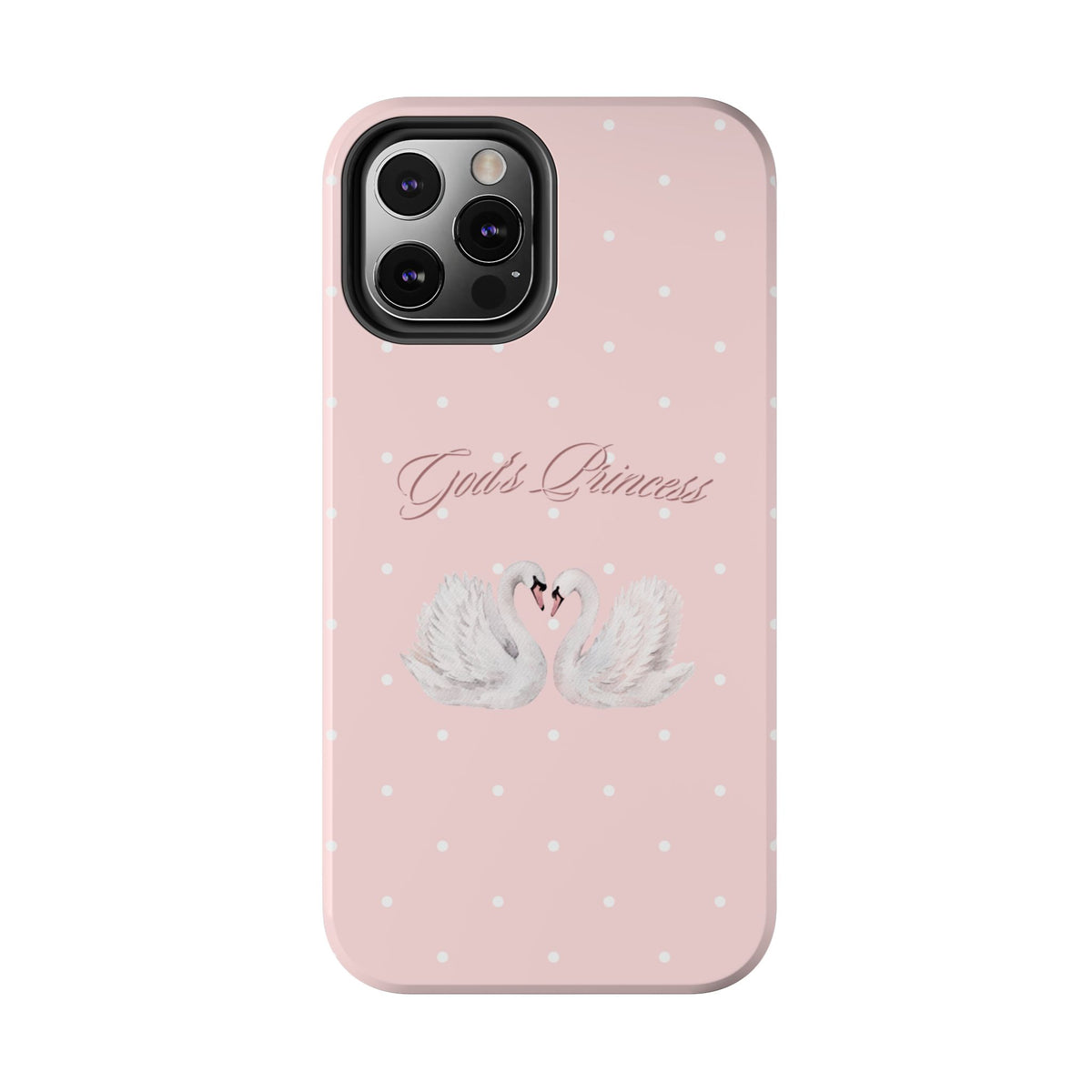 God's Princess Pink Swan Tough Phone Case