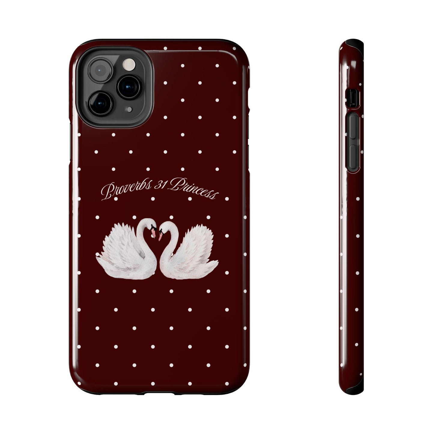 Burgundy Swan Case