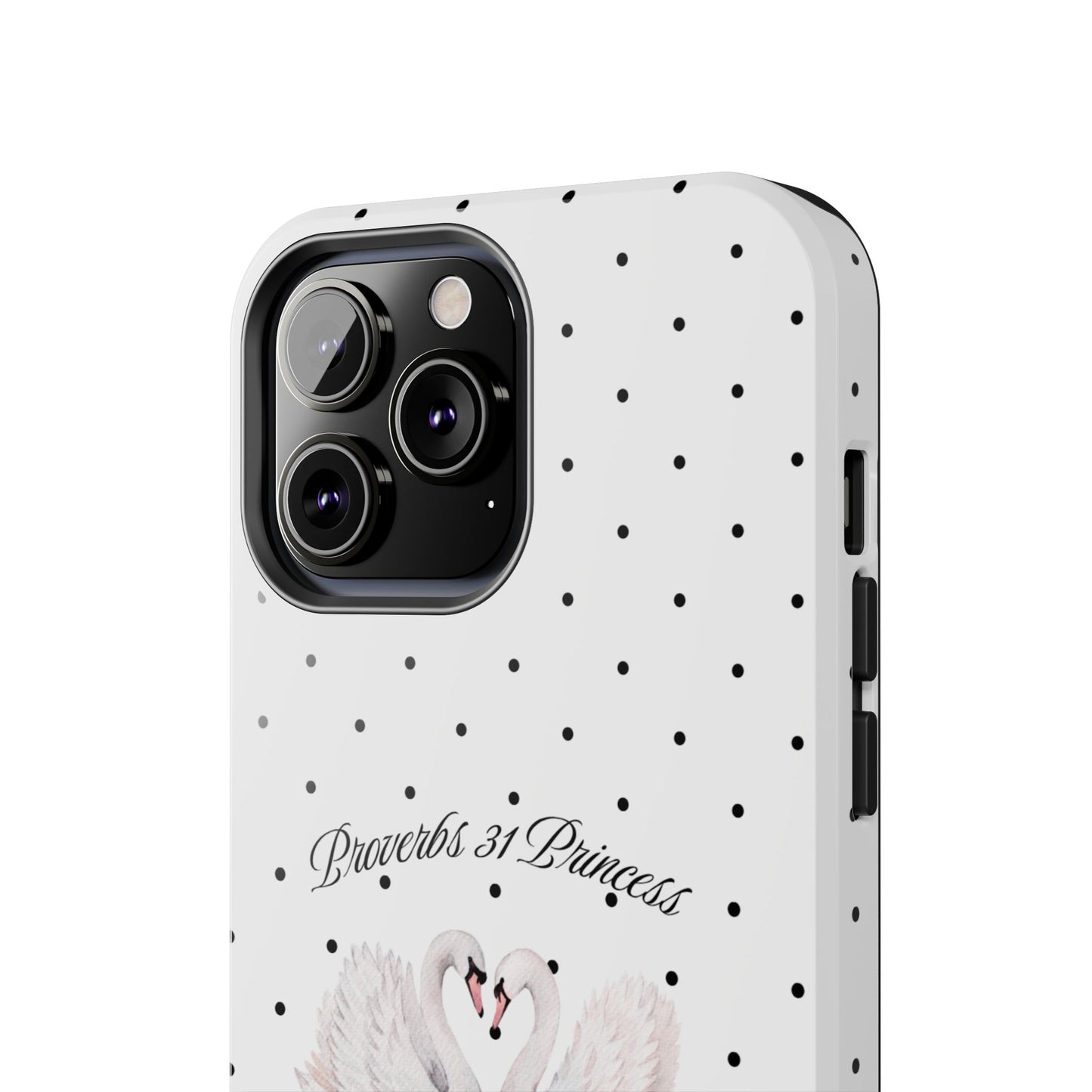 White Polka Dot Swan
