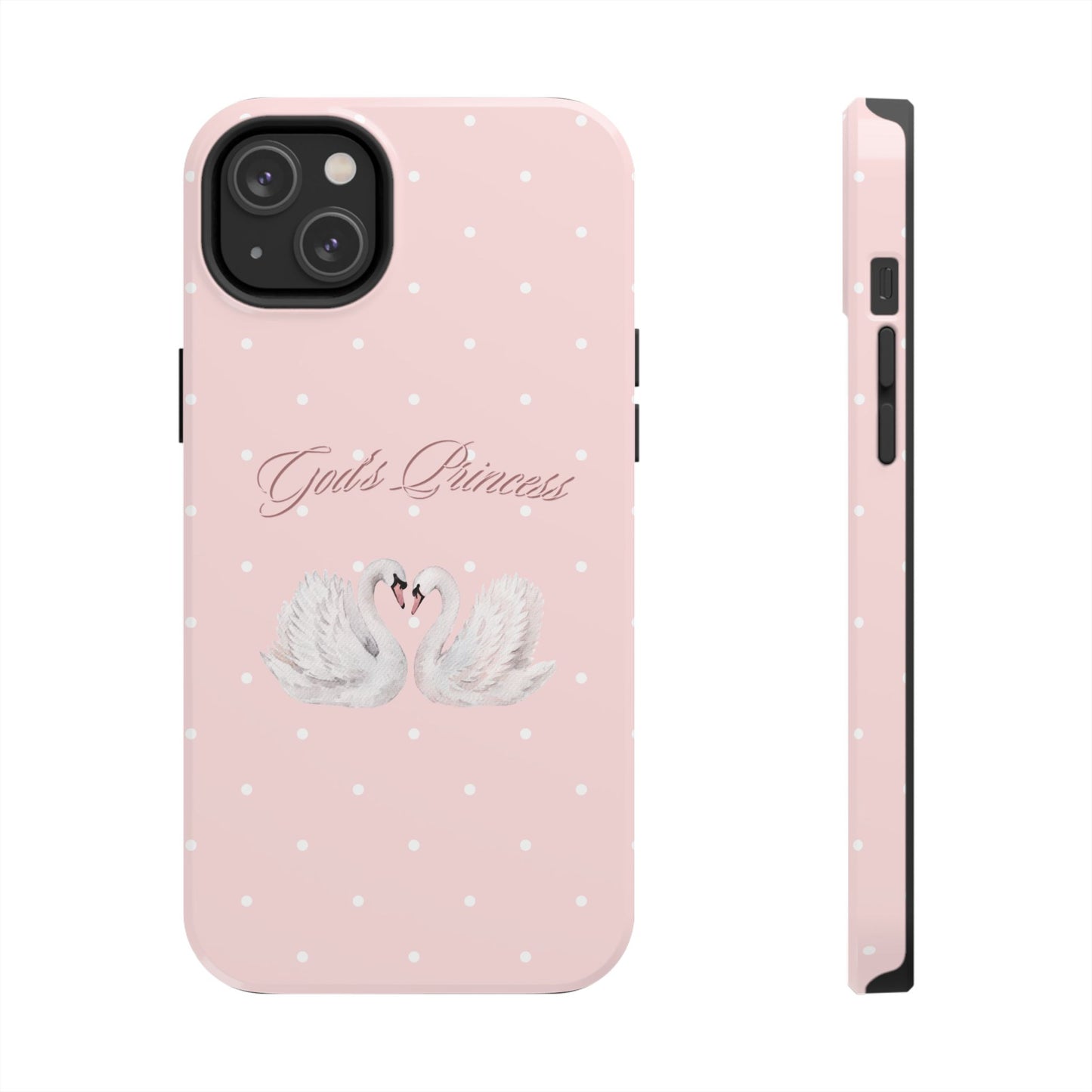God's Princess Pink Swan Tough Phone Case