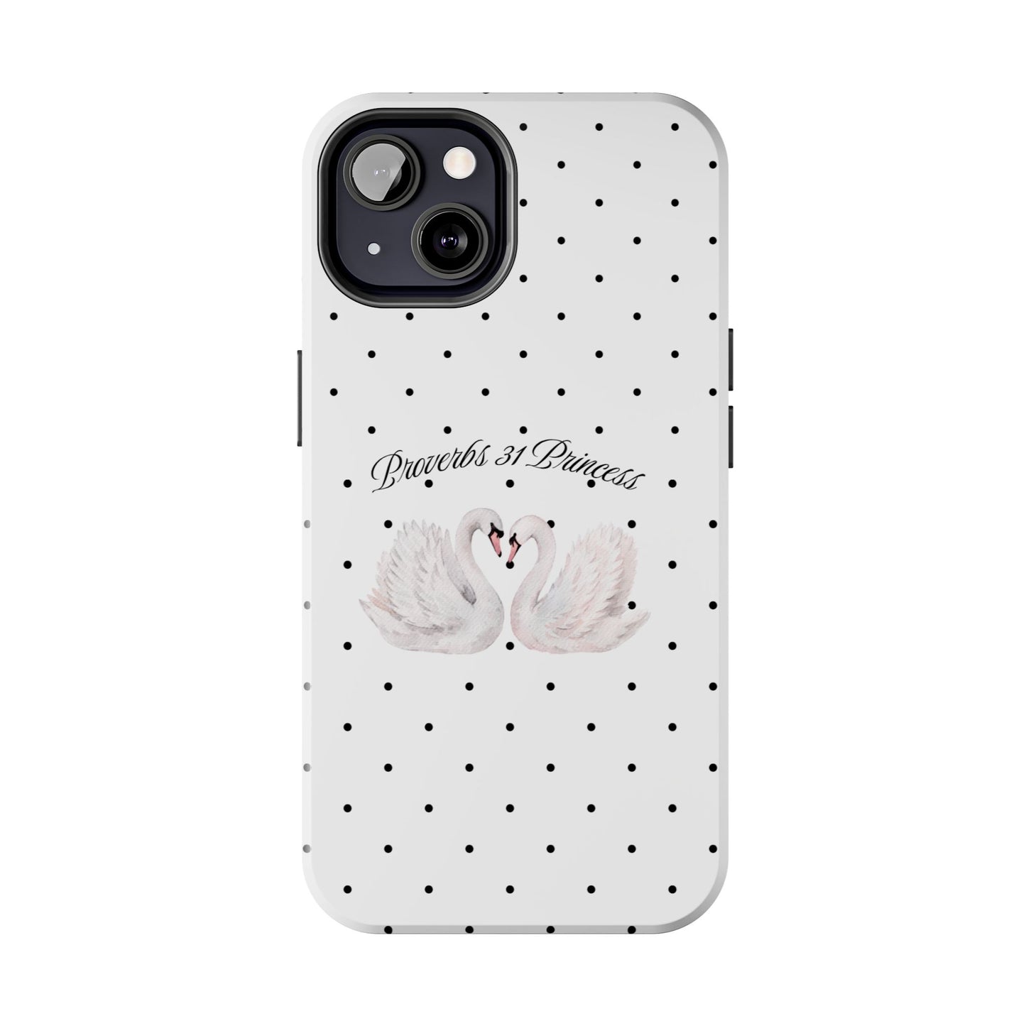 White Polka Dot Swan