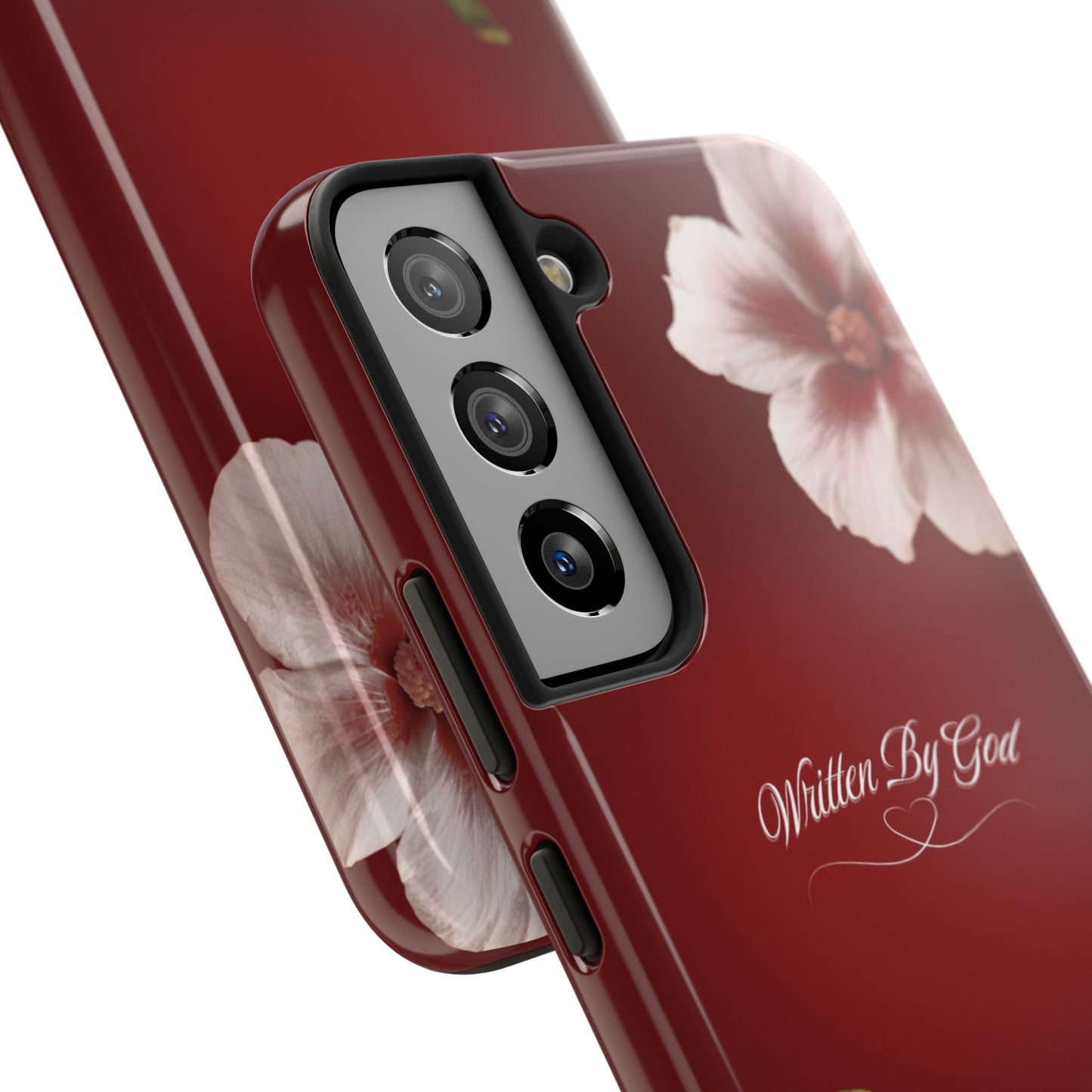 Burgundy Written by God case