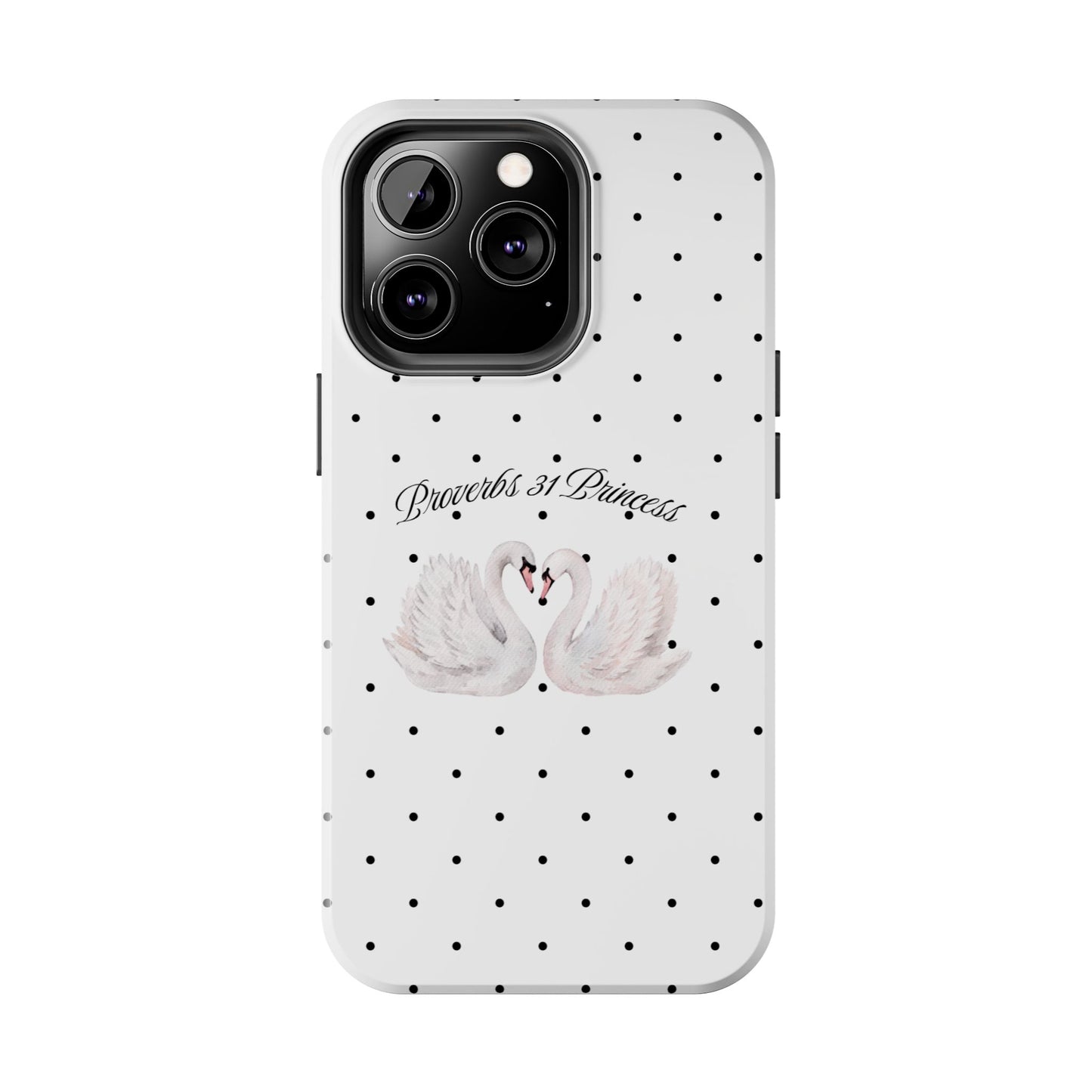 White Polka Dot Swan