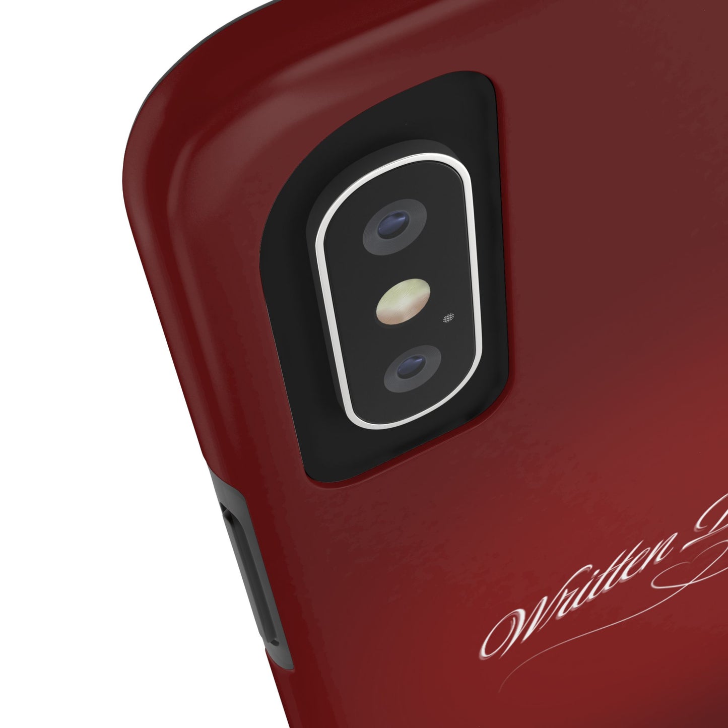 Burgundy Written by God case