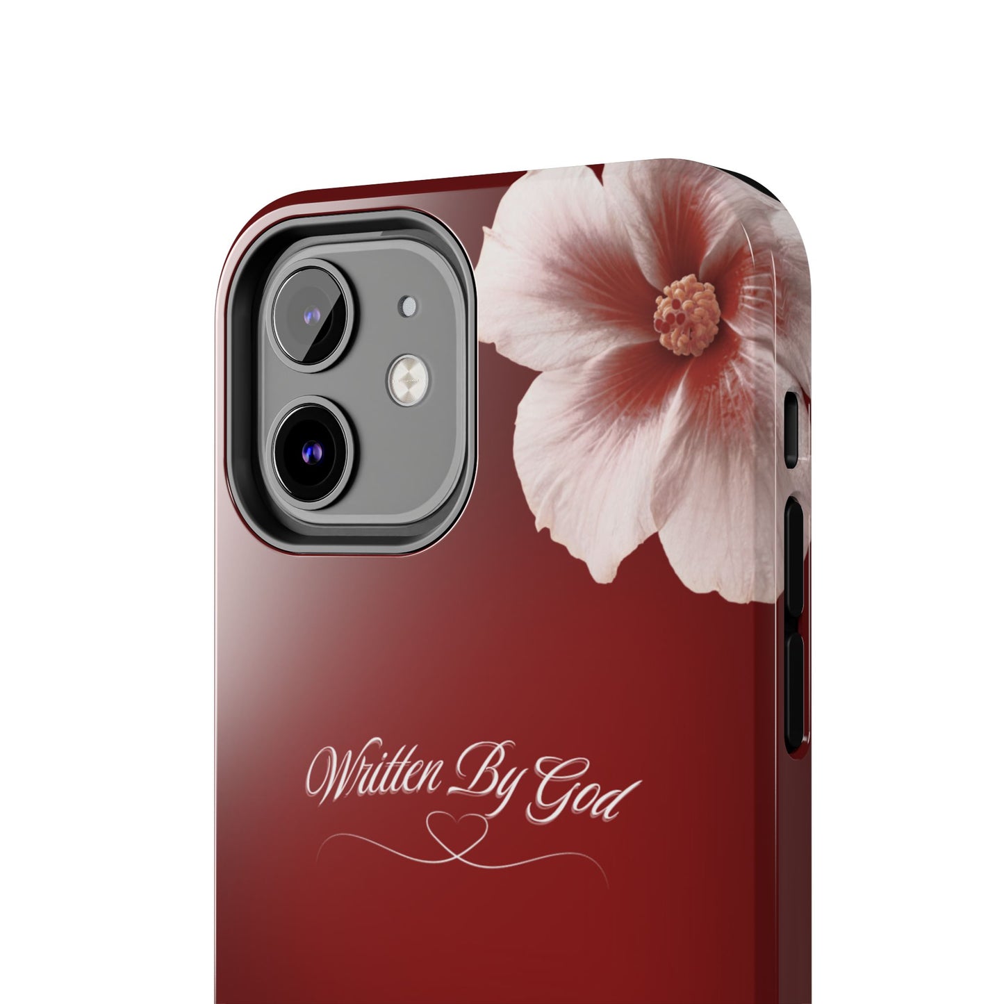 Burgundy Written by God case