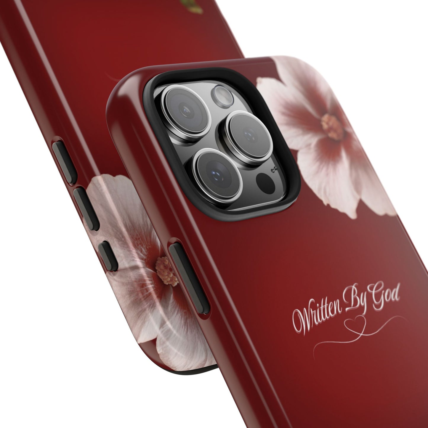 Burgundy Written by God case