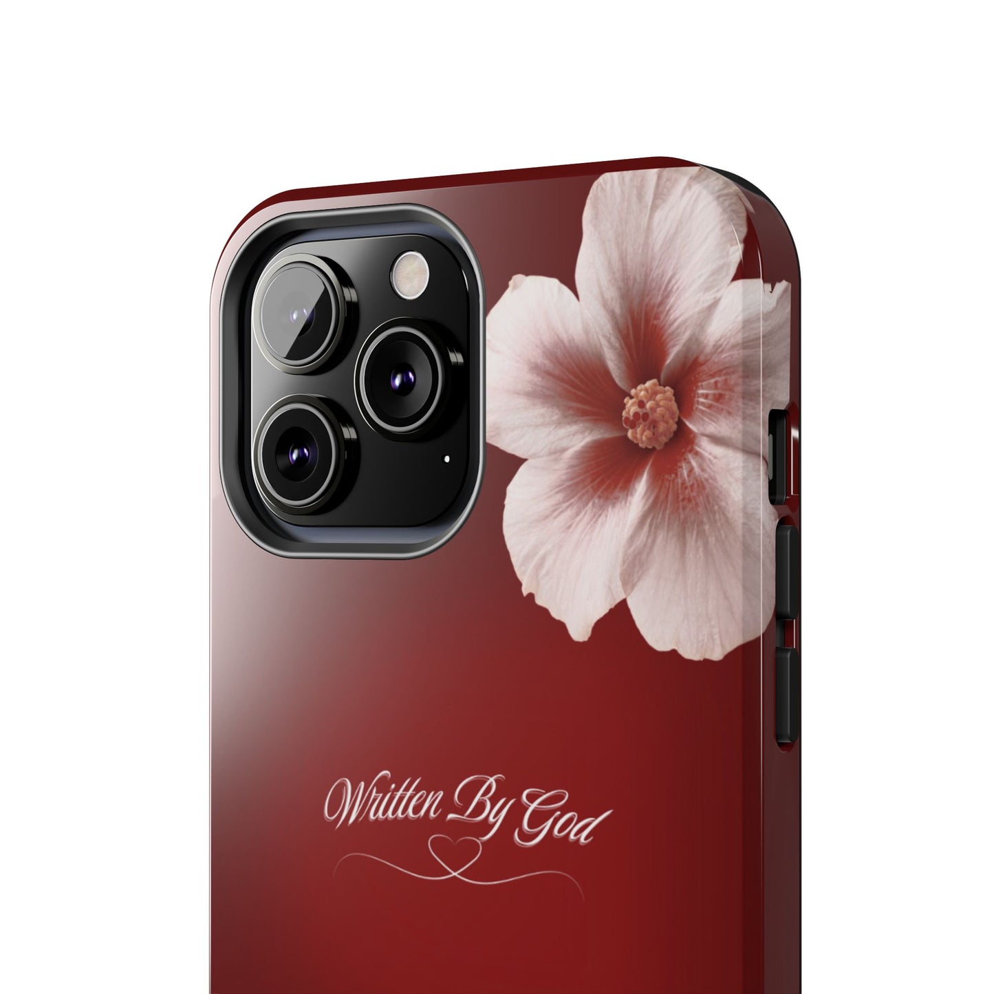 Burgundy Written by God case