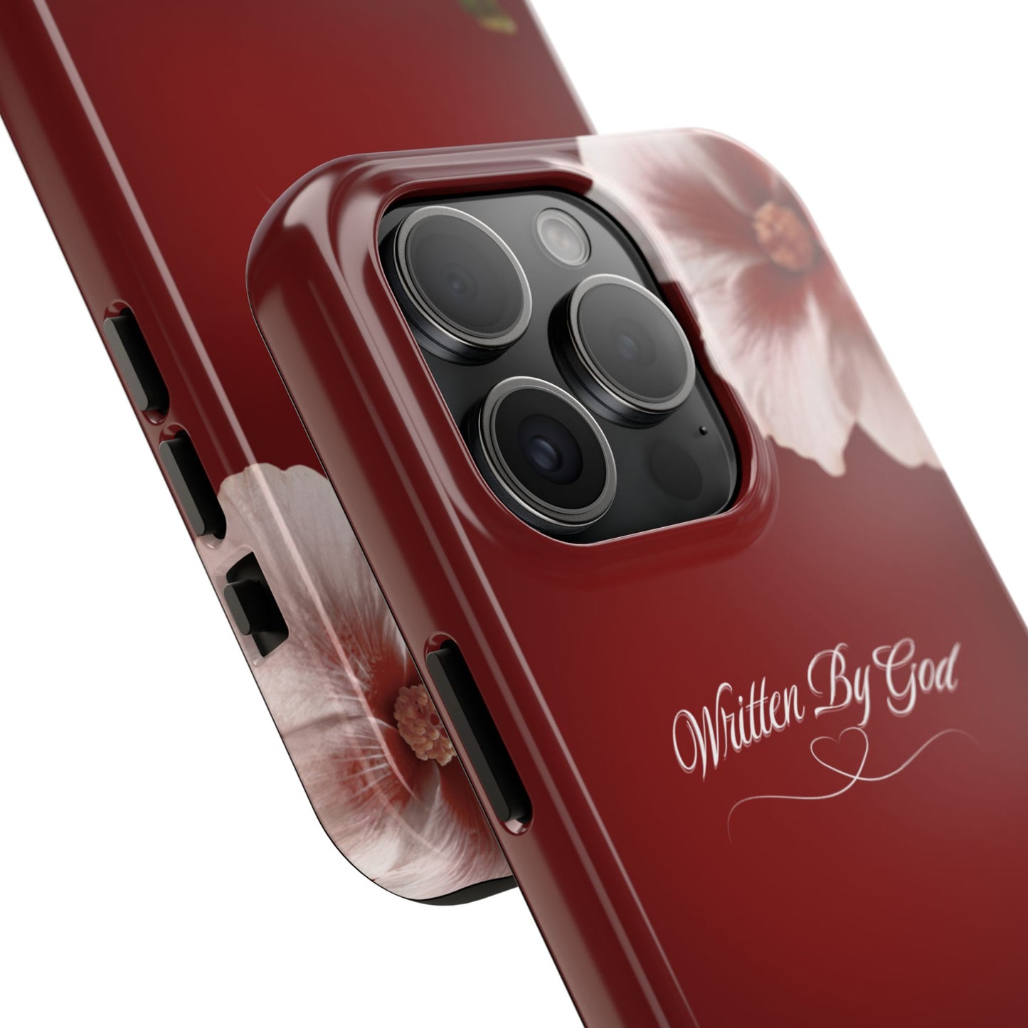 Burgundy Written by God case