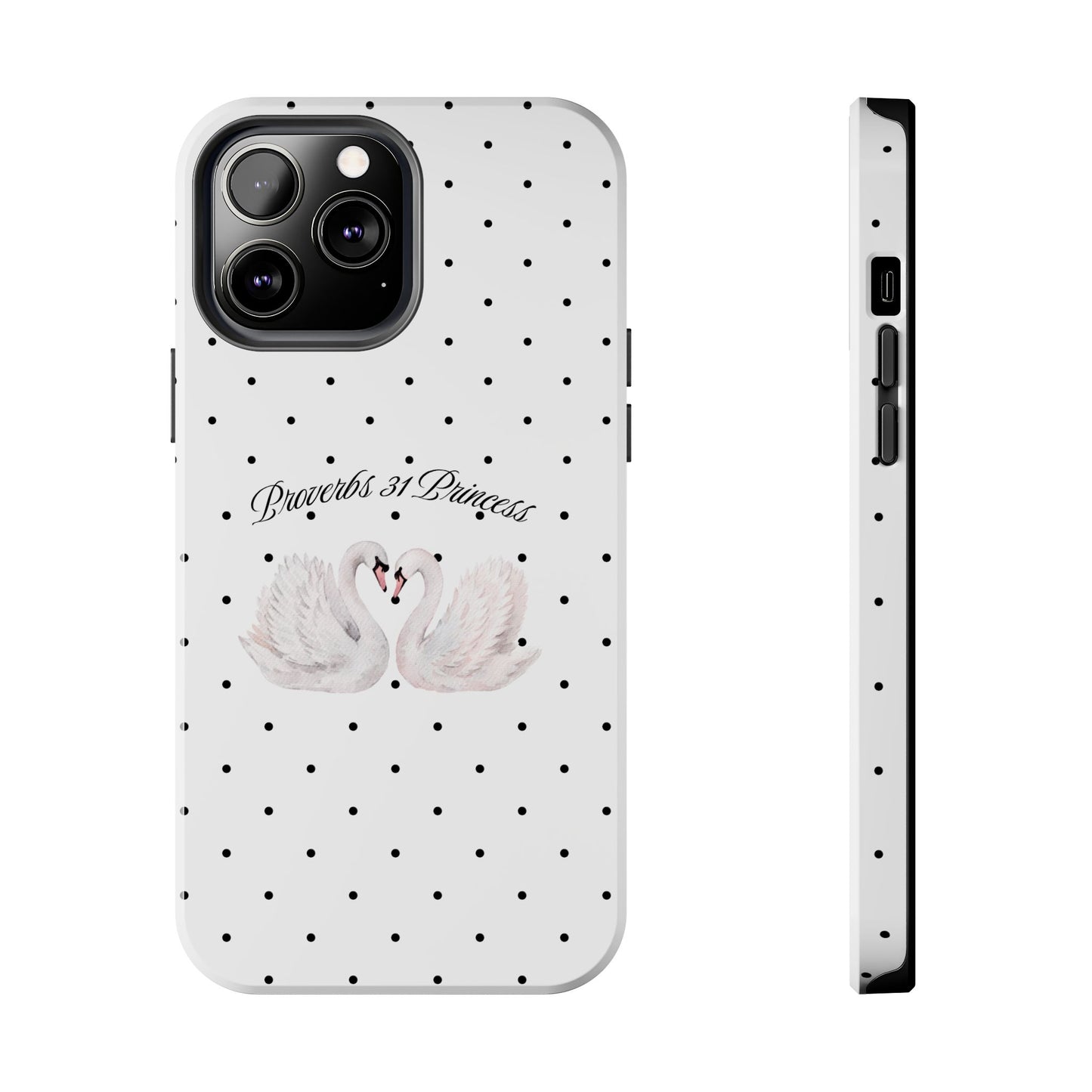 White Polka Dot Swan