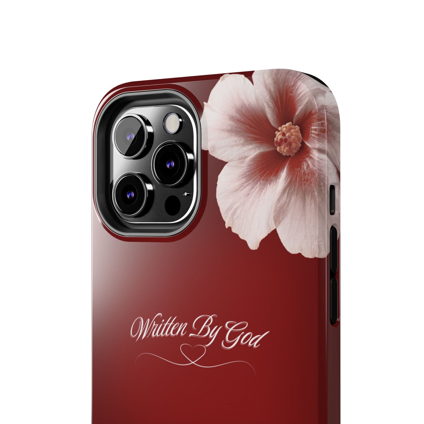 Burgundy Written by God case
