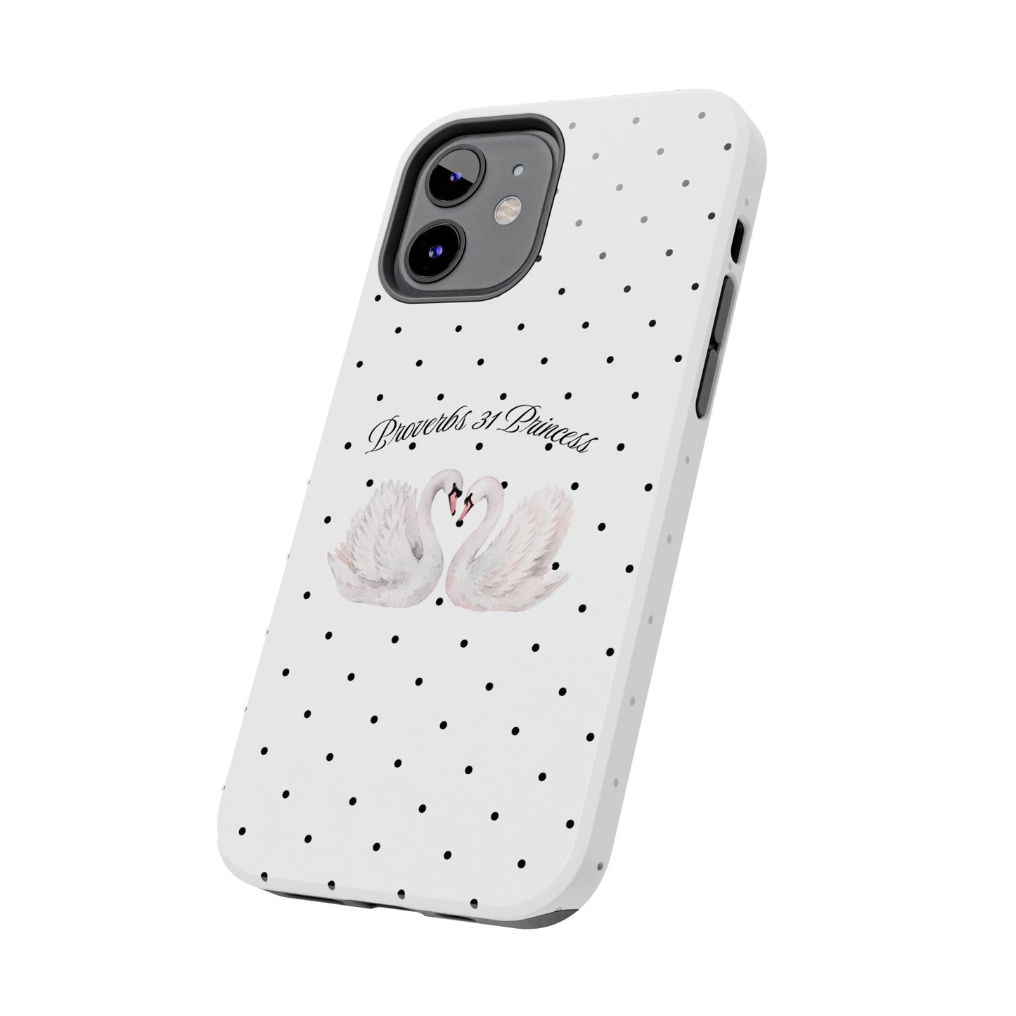 White Polka Dot Swan