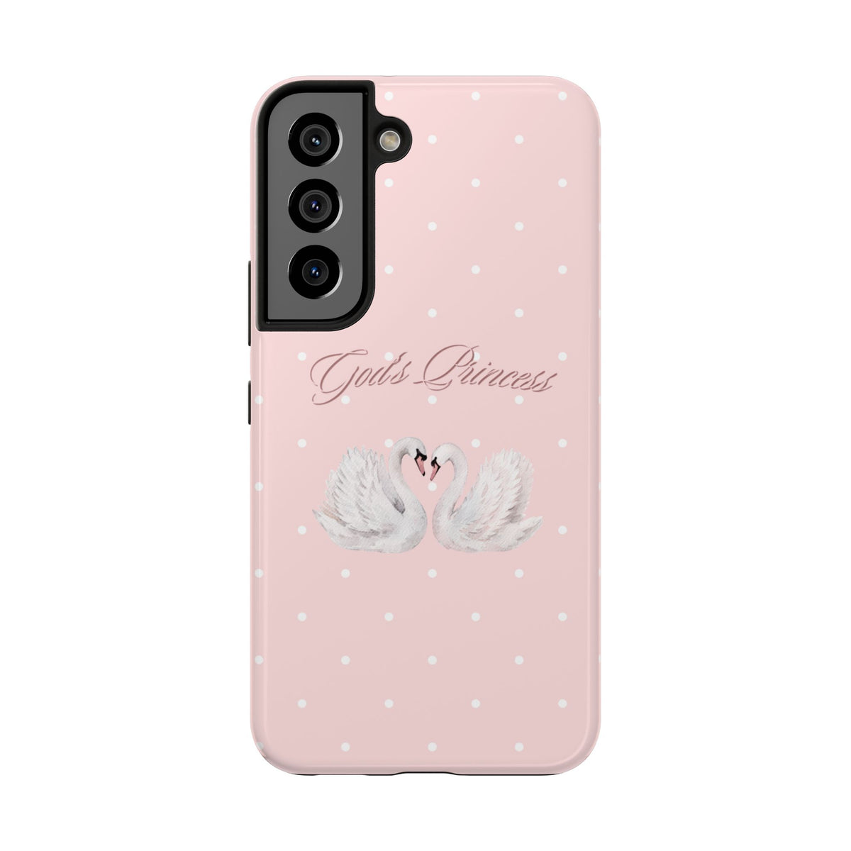 God's Princess Pink Swan Tough Phone Case