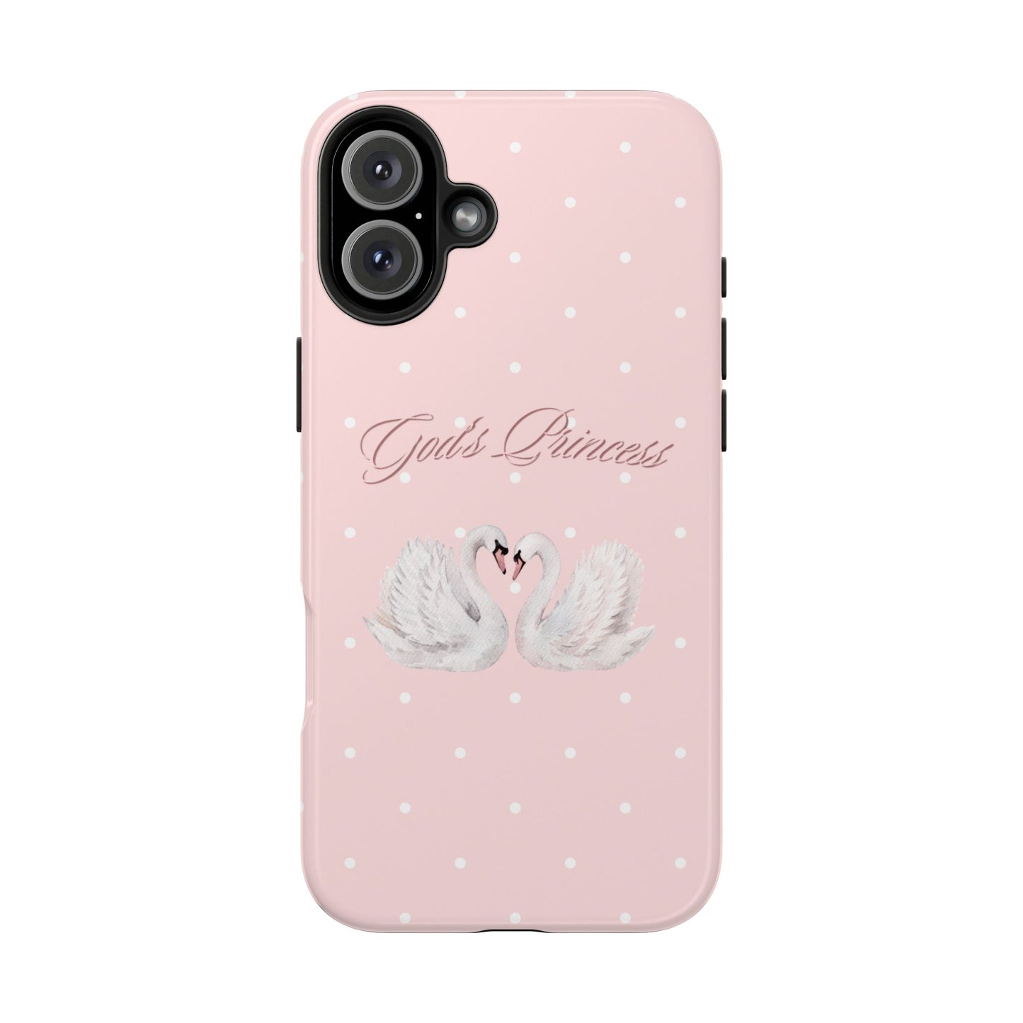 God's Princess Pink Swan Tough Phone Case