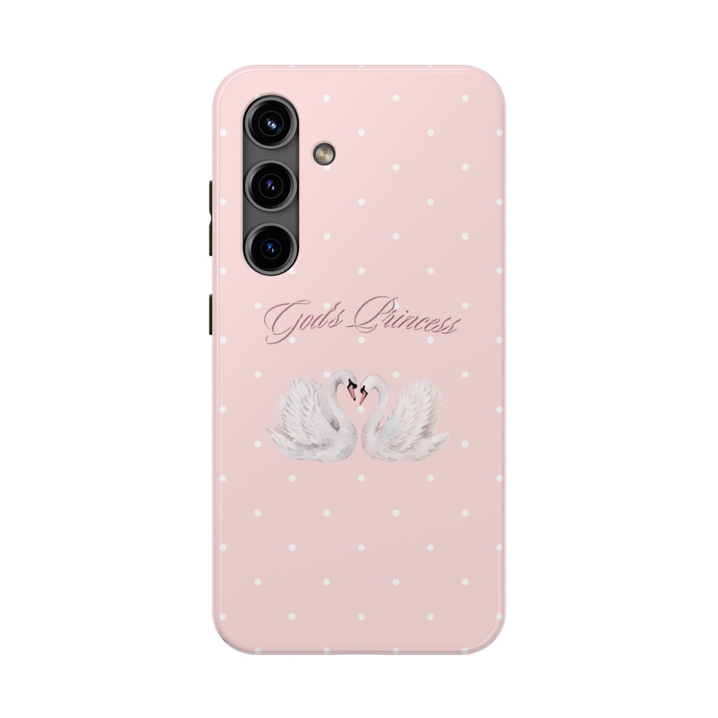 God's Princess Pink Swan Tough Phone Case