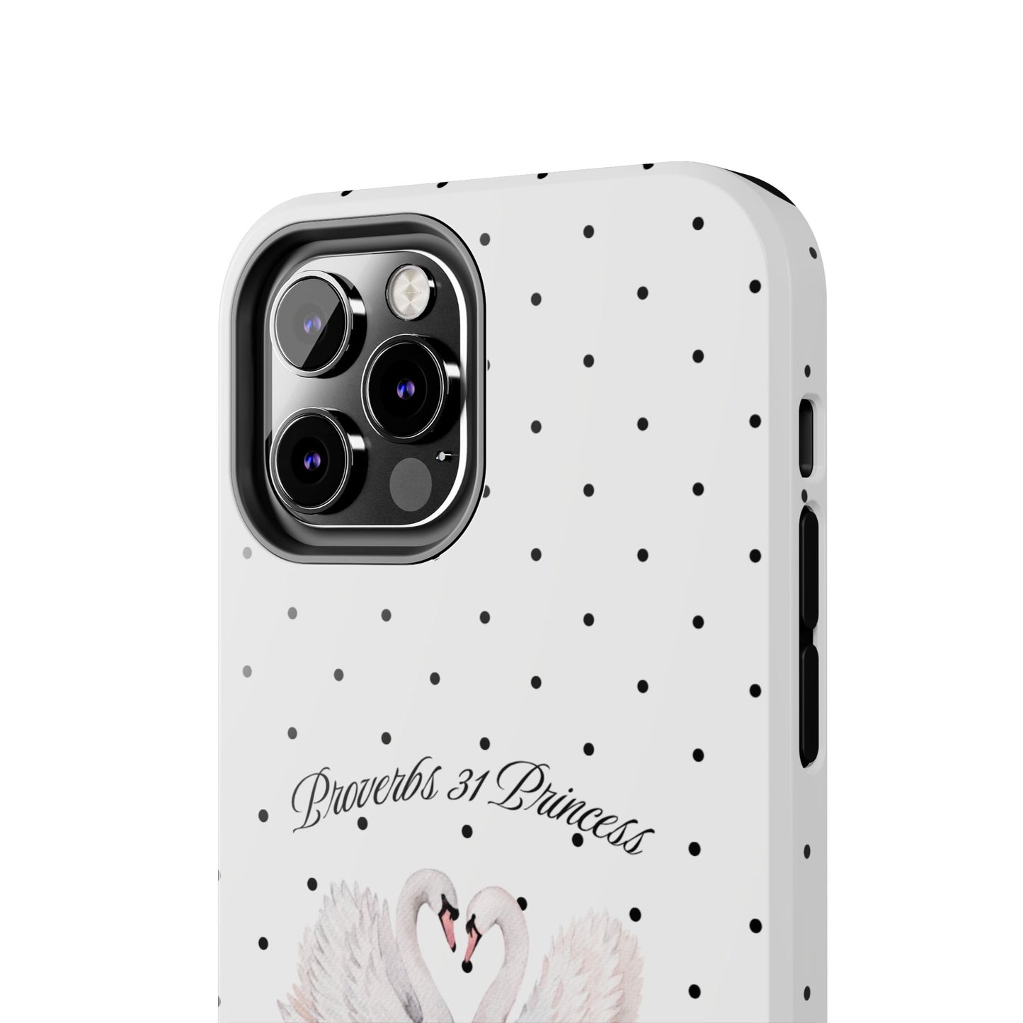 White Polka Dot Swan